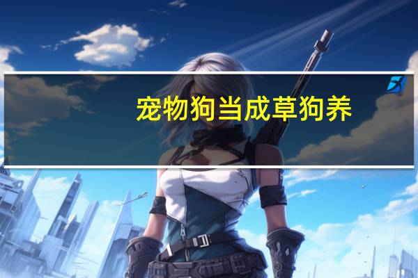 宠物狗当成草狗养