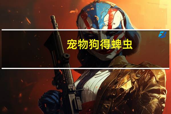 宠物狗得蜱虫