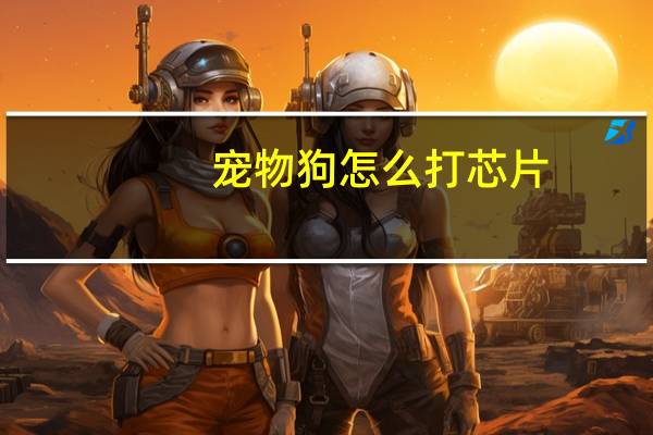 宠物狗怎么打芯片
