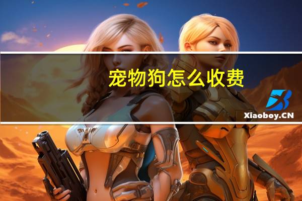 宠物狗怎么收费