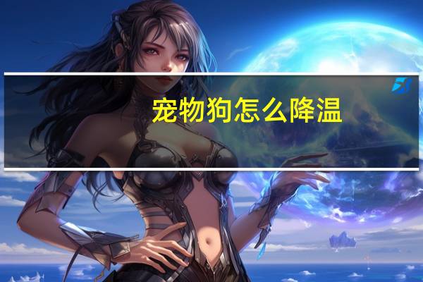 宠物狗怎么降温