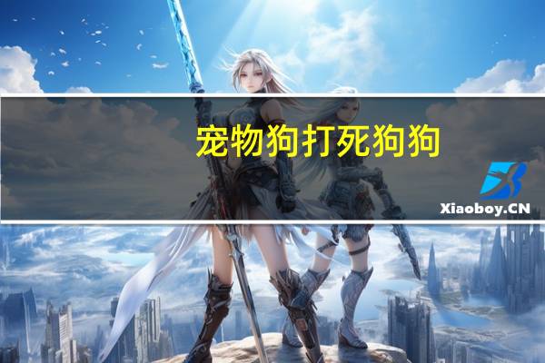 宠物狗打死狗狗