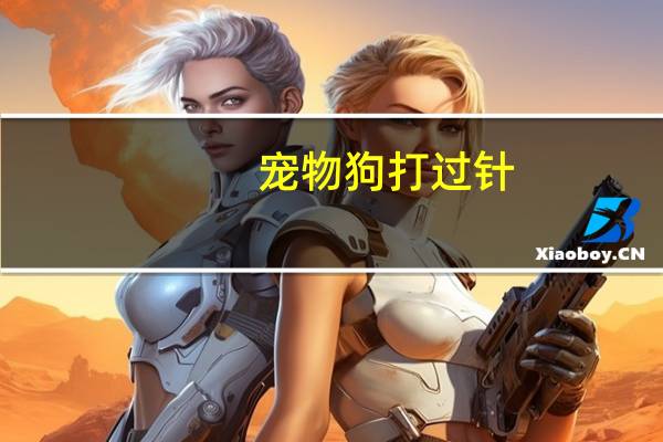 宠物狗打过针