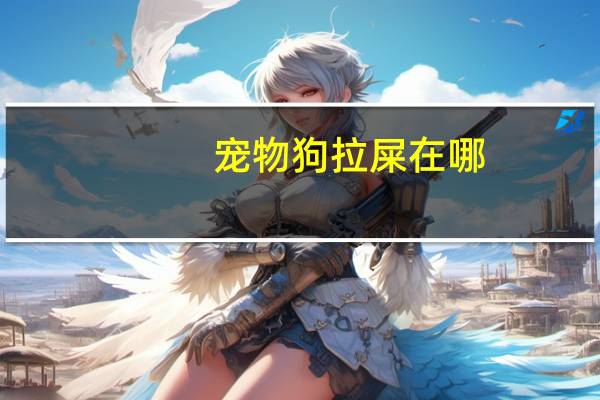 宠物狗拉屎在哪