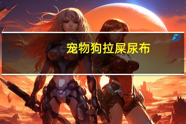宠物狗拉屎尿布