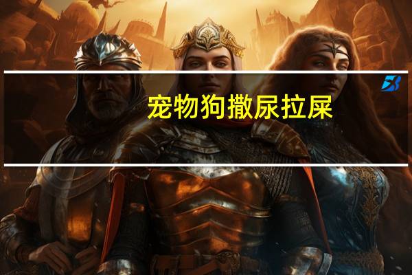 宠物狗撒尿拉屎