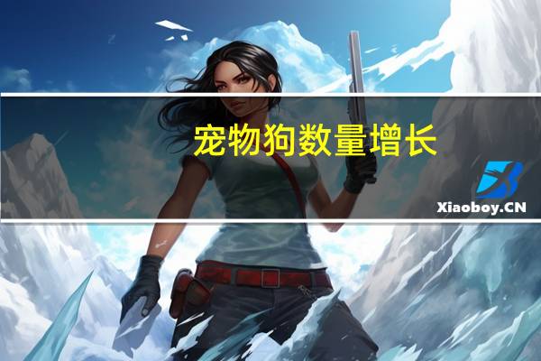 宠物狗数量增长