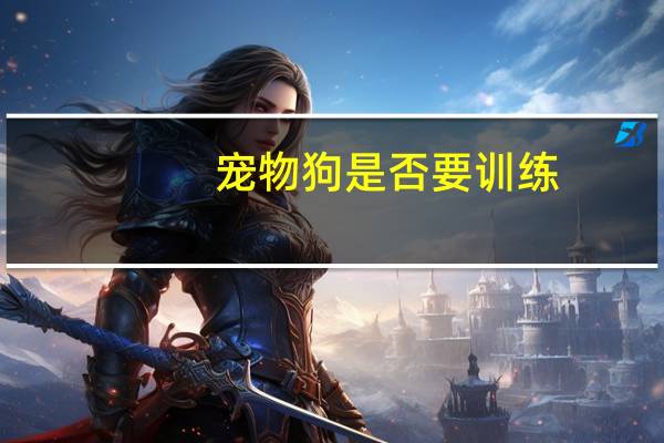 宠物狗是否要训练