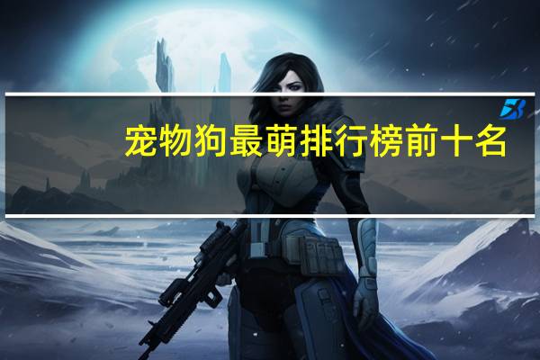 宠物狗最萌排行榜前十名