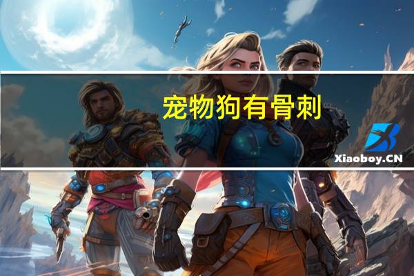 宠物狗有骨刺