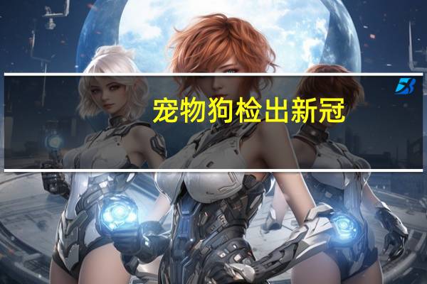 宠物狗检出新冠