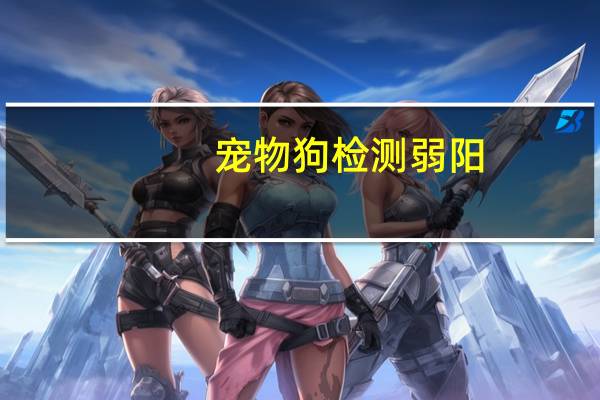 宠物狗检测弱阳