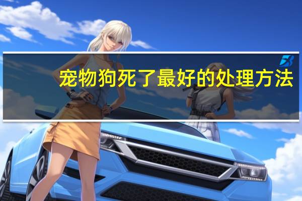 宠物狗死了最好的处理方法