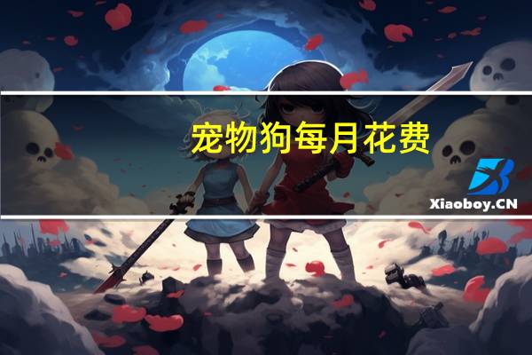 宠物狗每月花费