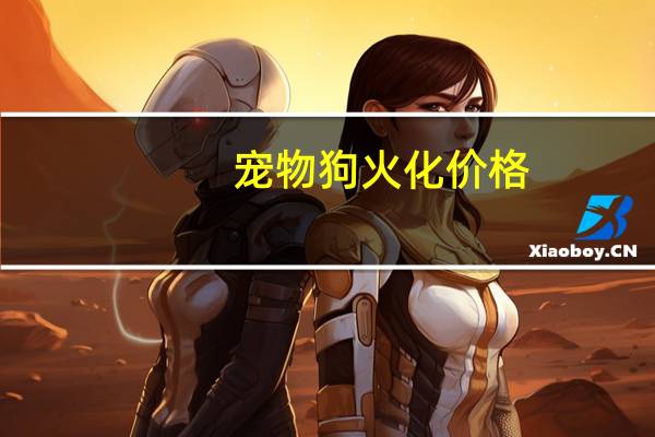 宠物狗火化价格