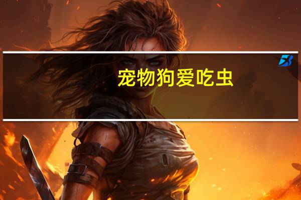 宠物狗爱吃虫