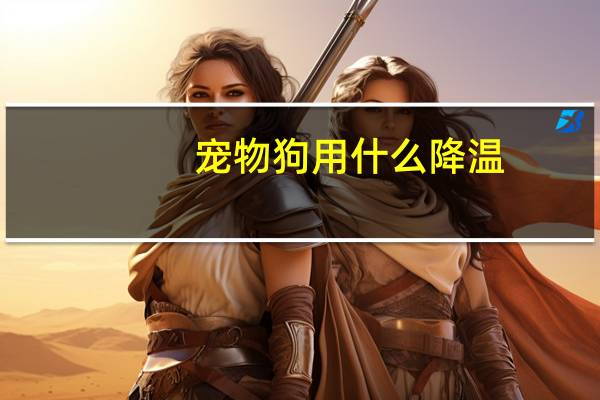 宠物狗用什么降温