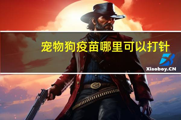 宠物狗疫苗哪里可以打针