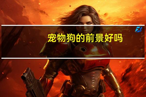 宠物狗的前景好吗
