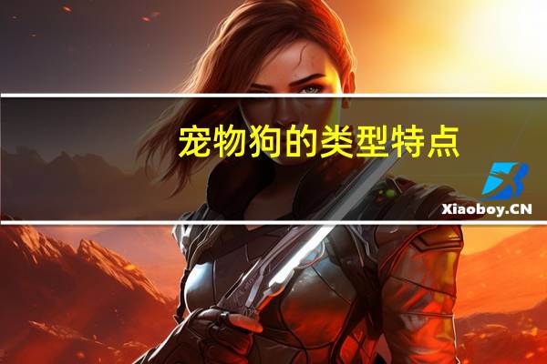 宠物狗的类型特点