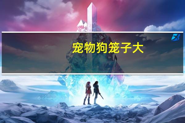 宠物狗笼子大