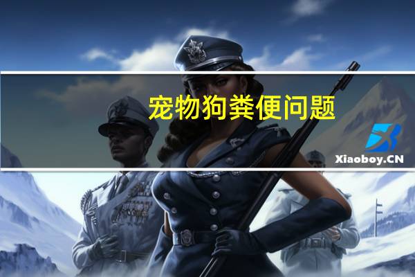 宠物狗粪便问题
