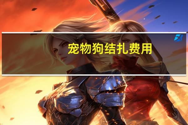 宠物狗结扎费用