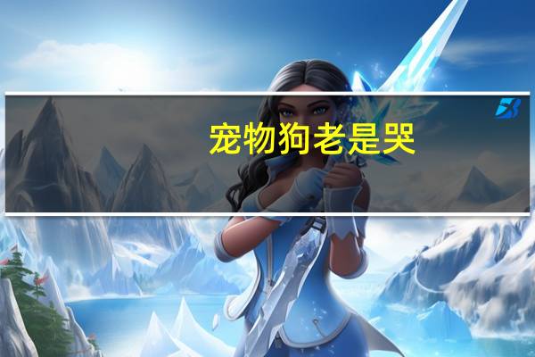 宠物狗老是哭