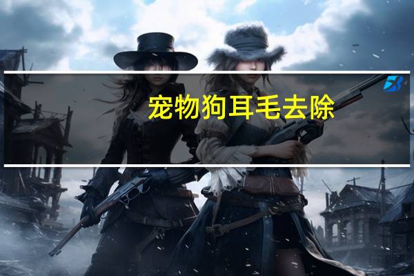 宠物狗耳毛去除
