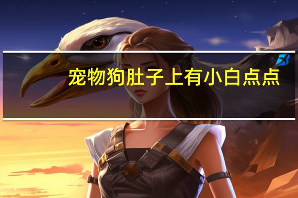宠物狗肚子上有小白点点