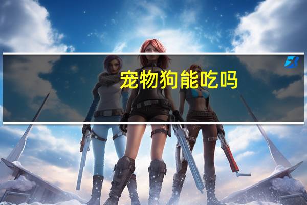 宠物狗能吃吗?
