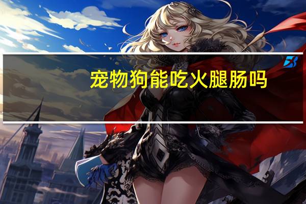 宠物狗能吃火腿肠吗