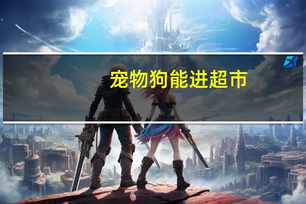 宠物狗能进超市