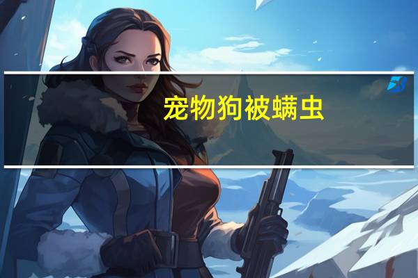 宠物狗被螨虫