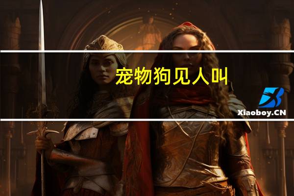 宠物狗见人叫