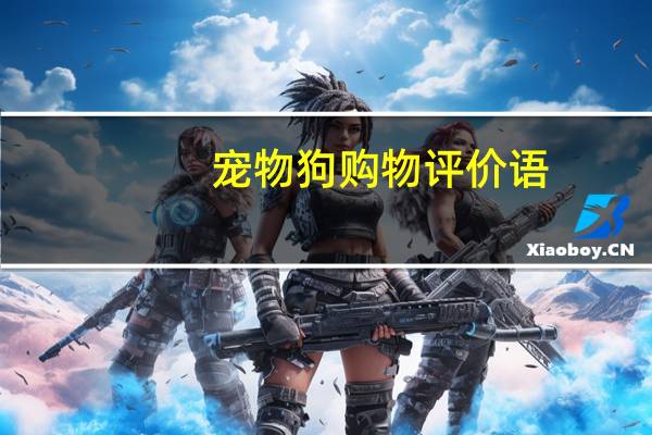 宠物狗购物评价语