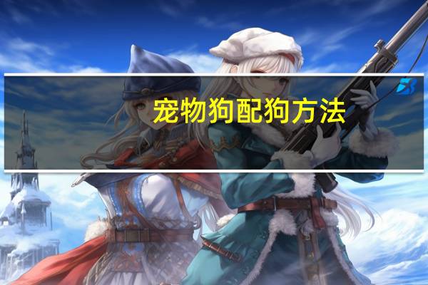 宠物狗配狗方法