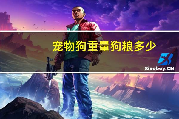 宠物狗重量狗粮多少