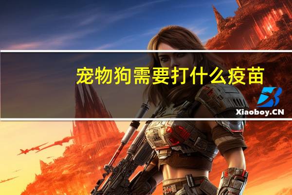 宠物狗需要打什么疫苗