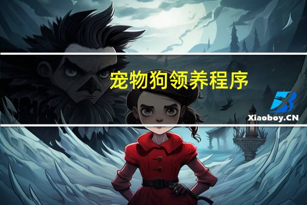 宠物狗领养程序