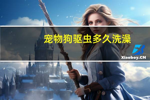 宠物狗驱虫多久洗澡