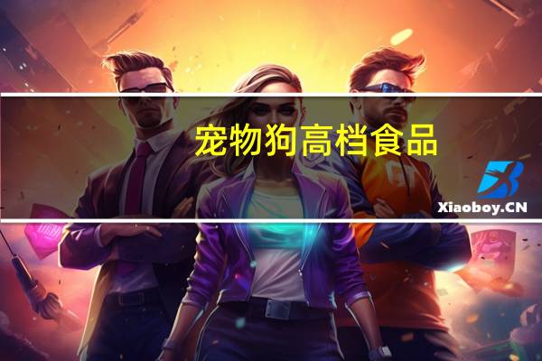 宠物狗高档食品