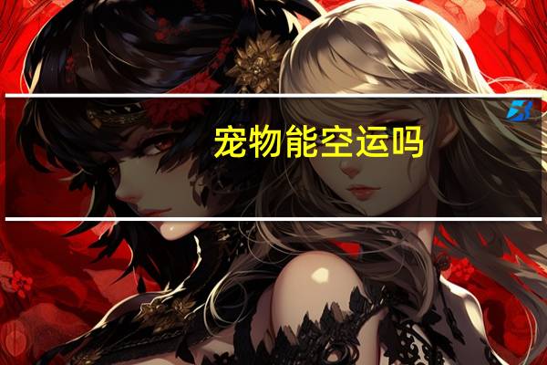 宠物能空运吗