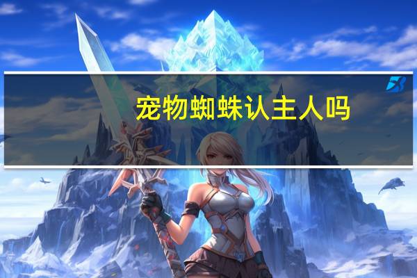 宠物蜘蛛认主人吗