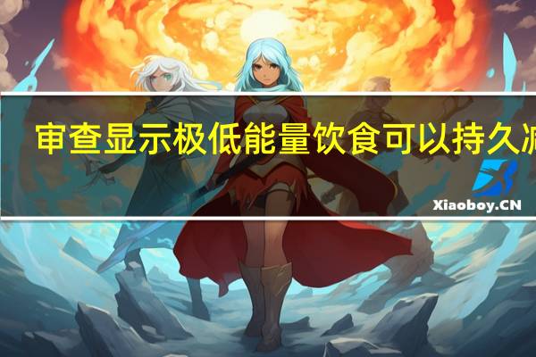 审查显示极低能量饮食可以持久减肥