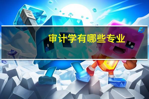审计学有哪些专业
