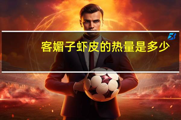 客媚子 虾皮的热量是多少