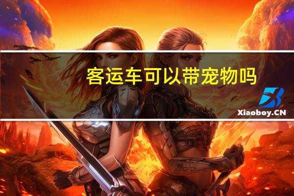 客运车可以带宠物吗