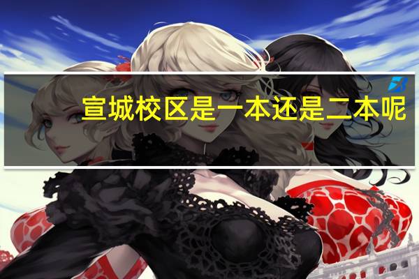 宣城校区是一本还是二本呢
