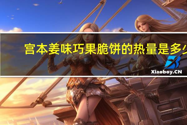 宫本 姜味巧果脆饼的热量是多少